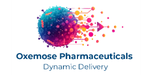 Oxemose Pharmaceuticals logo featuring a colorful abstract sphere made of blue, pink, and orange particles above the text “Oxemose Pharmaceuticals,” with the tagline “Dynamic Delivery” below.