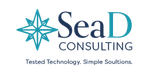SeaD Consulting logo featuring a teal compass‑style star icon to the left of the words “SeaD Consulting,” with the tagline “Tested Technology. Simple Solutions.” below.