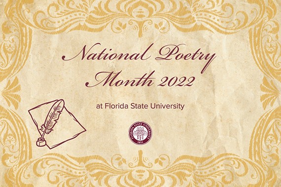 ‘Our best selves’: FSU poets celebrate National Poetry Month 2022